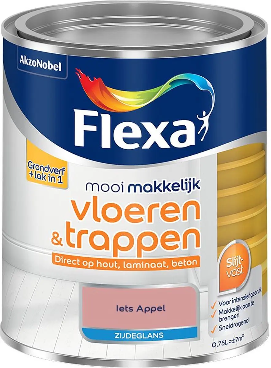 Flexa Mengverf Zijdeglans Iets Appel 750ml