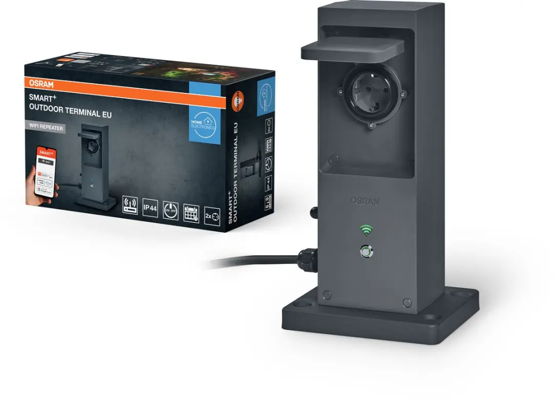Osram SMART+ WIFI Outdoor Terminal Wandcontactdoos Wit IP44