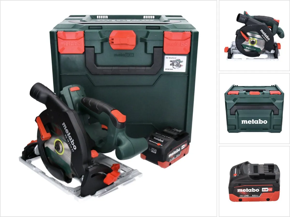 Metabo KS 18 LTX 57 Accu-handcirkelzaag 165mm