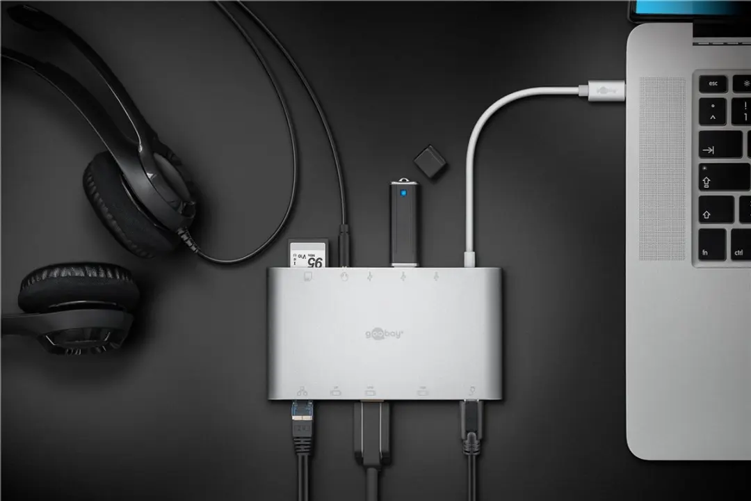 USB 3.1 C Multiport Dock Aluminium