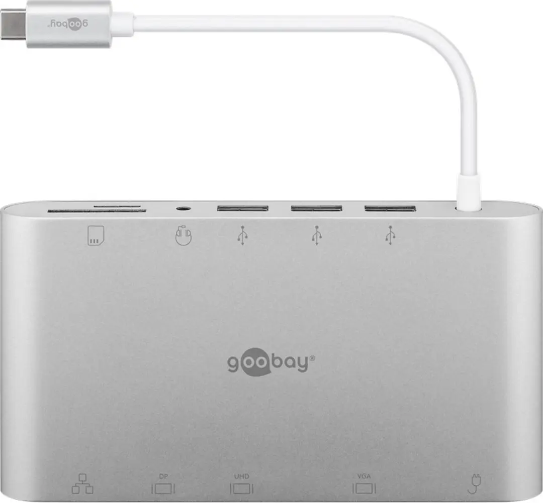 USB 3.1 C Multiport Dock Aluminium