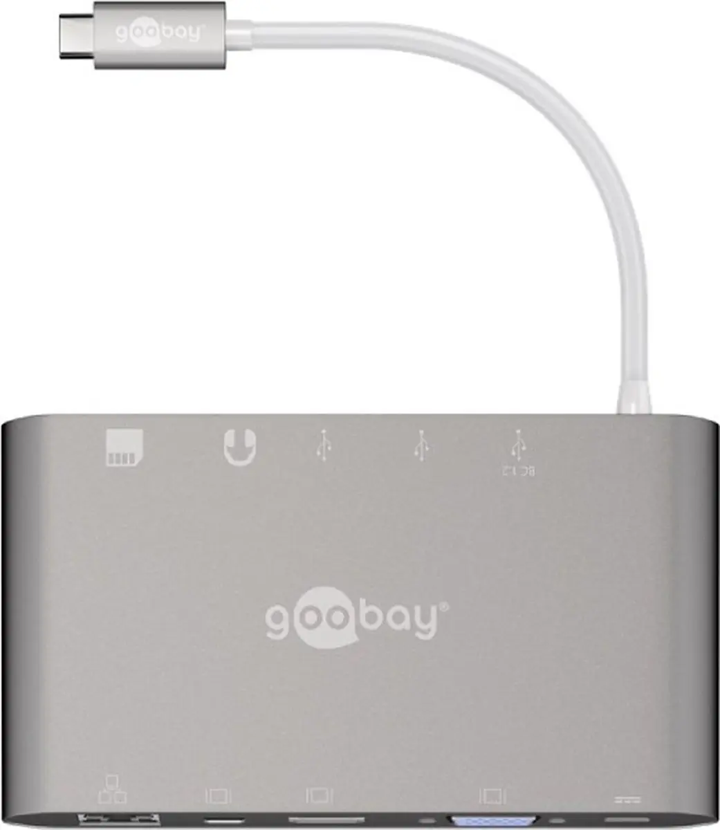 USB 3.1 C Multiport Dock Aluminium