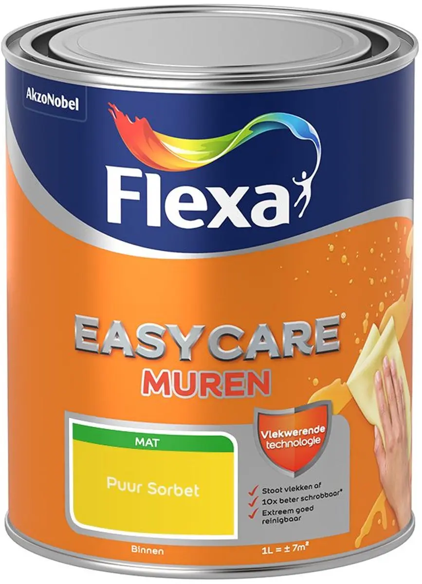Flexa Easycare Muren Mengverf Puur Sorbet 1L
