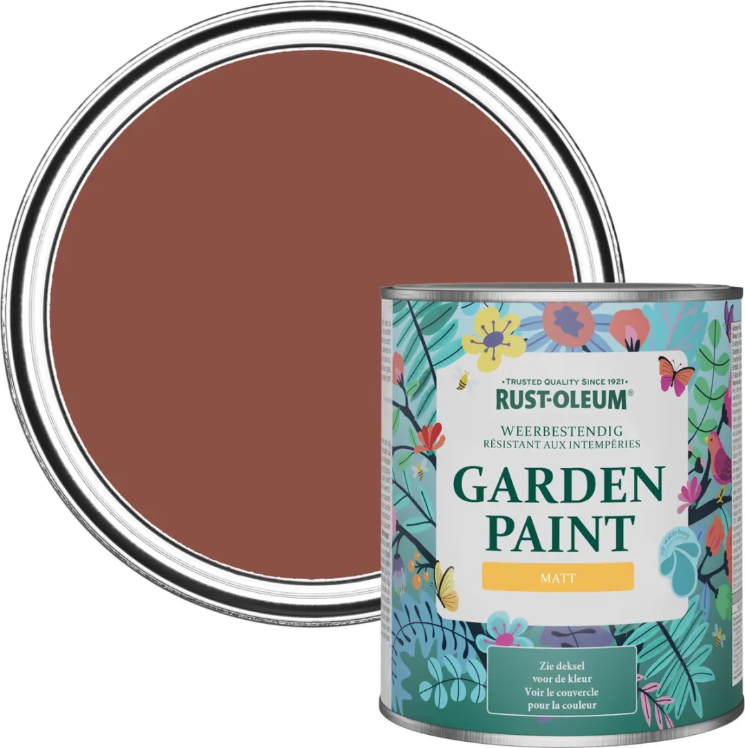 Rust-Oleum Rood Tuinverf Matt