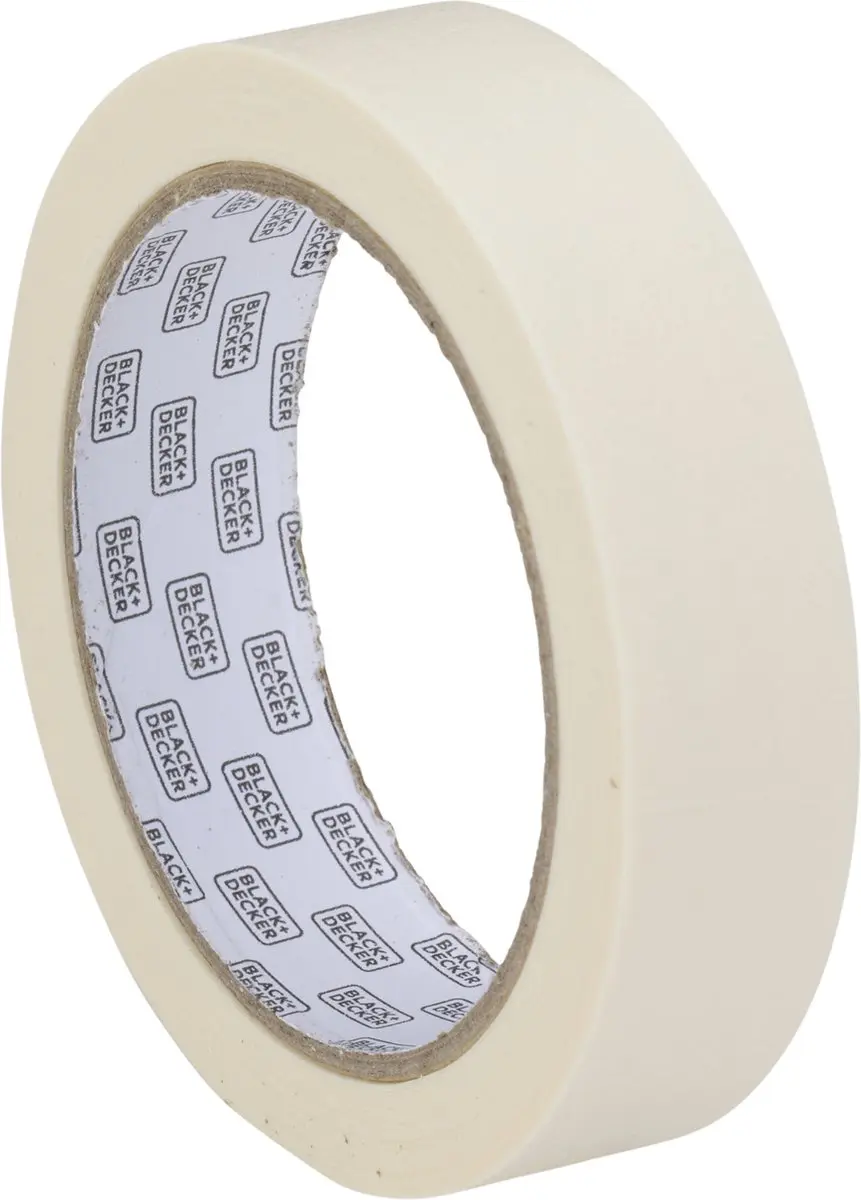 BLACK+DECKER Afplaktape Wit 25mm x 25m