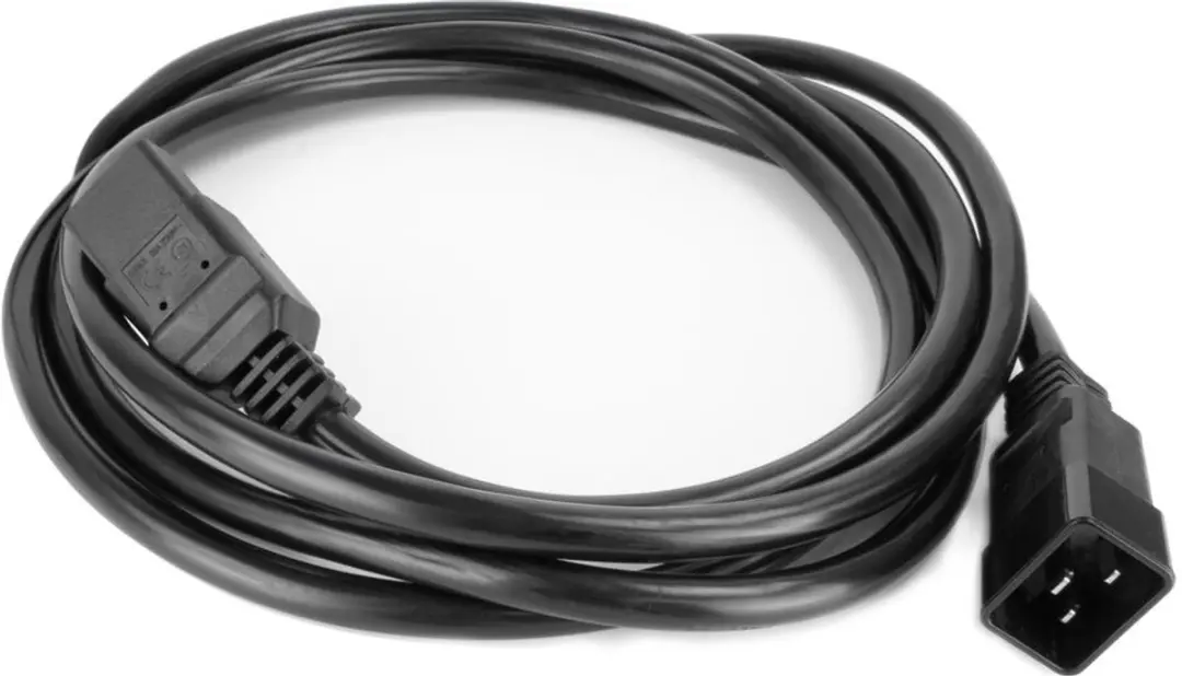 ACT Netsnoer C20-C21 IEC60320 AK5359 - 2,5m - Zwart