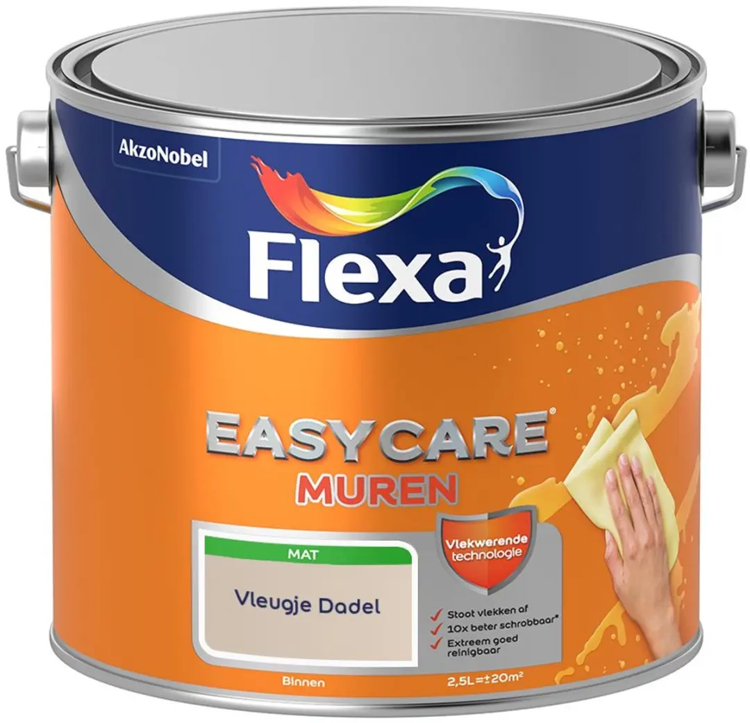 Flexa Easycare Muren Vleugje Dadel Mengverf 2,5L