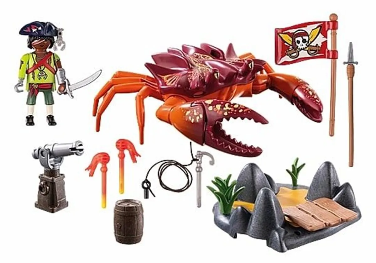 Playmobil Pirates Strijd tegen de gigantische krab 71532 - Multicolor