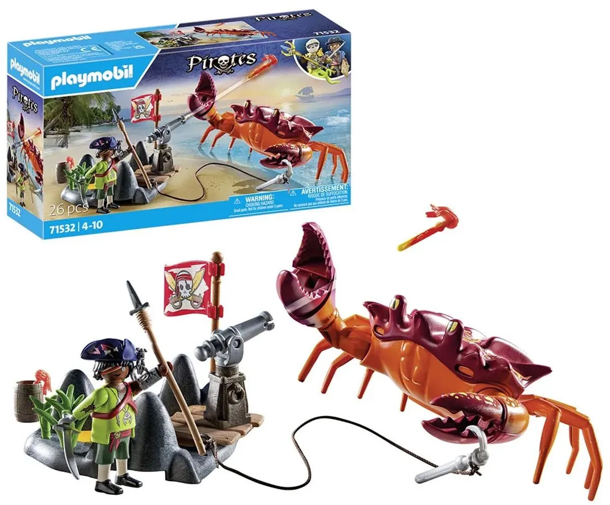 Playmobil Pirates Strijd tegen de gigantische krab 71532 - Multicolor