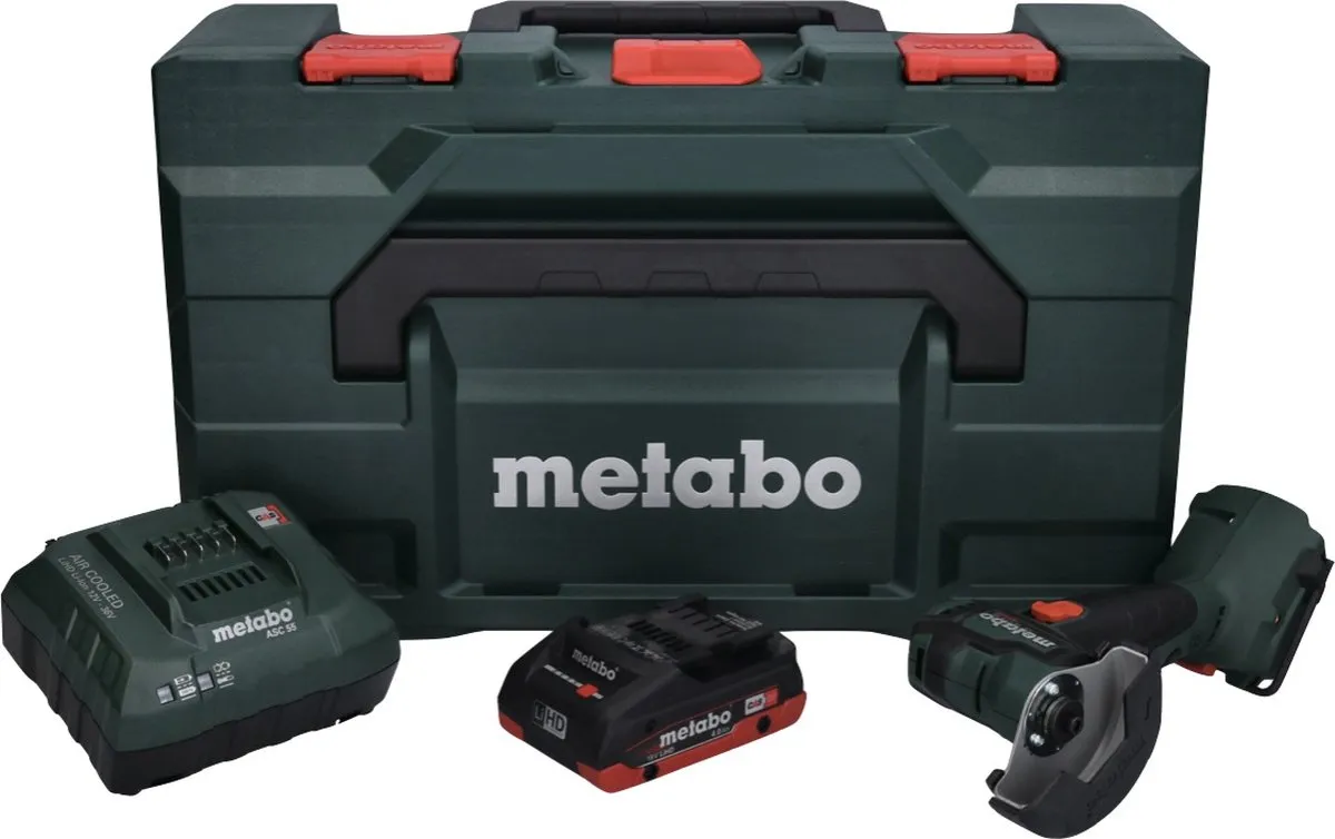 Metabo CC 18 LTX Haakse Slijper 76mm - 18V 4,0Ah Bundel - afbeelding 5 van 5