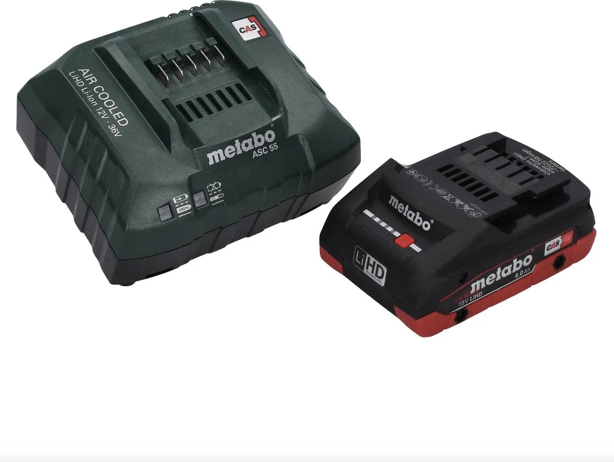 Metabo CC 18 LTX Haakse Slijper 76mm - 18V 4,0Ah Bundel - afbeelding 3 van 5