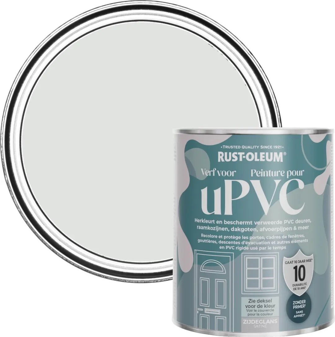 Rust-Oleum Bibliotheek Grijs Zijdeglans Verf 750ml