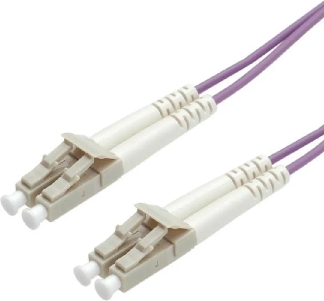 Roline Glasvezelkabel OM4 50/125µm LC/LC Violet 15m