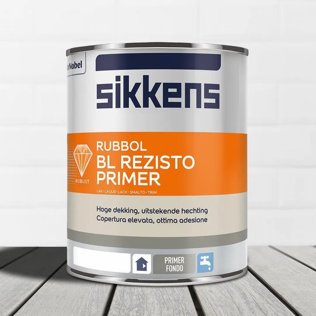 Sikkens Rubbol BL Rezisto Primer Wit - 2,5L - Grondverf Hout - Waterbasis