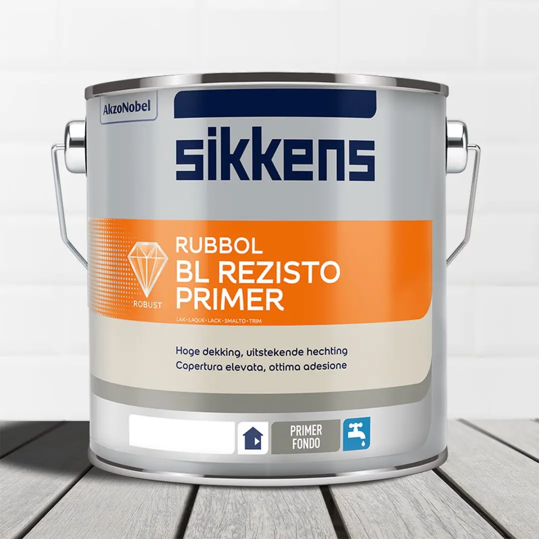 Sikkens Rubbol BL Rezisto Primer Wit - 2,5L - Grondverf Hout - Waterbasis