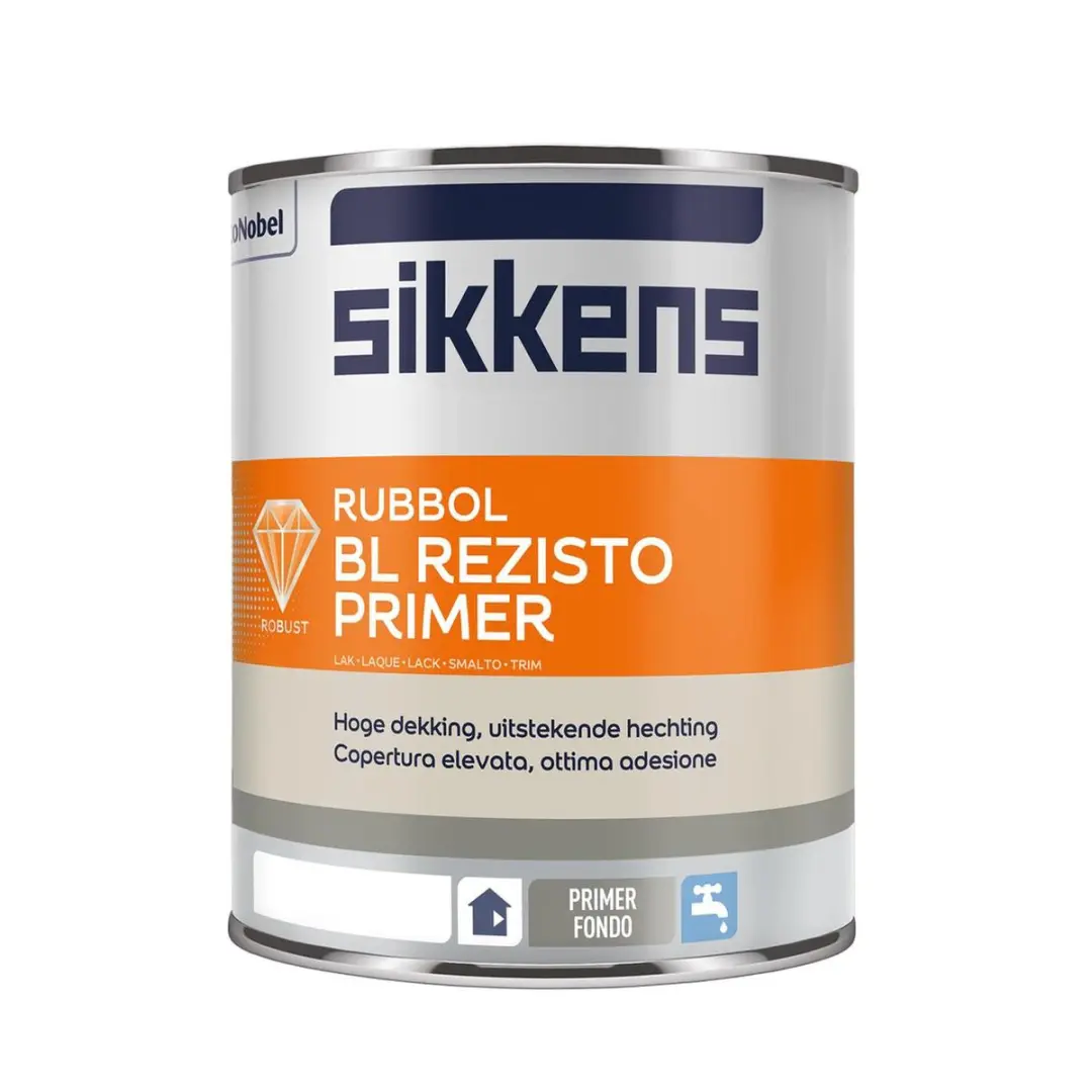 Sikkens Rubbol BL Rezisto Primer Wit - 2,5L - Grondverf Hout - Waterbasis