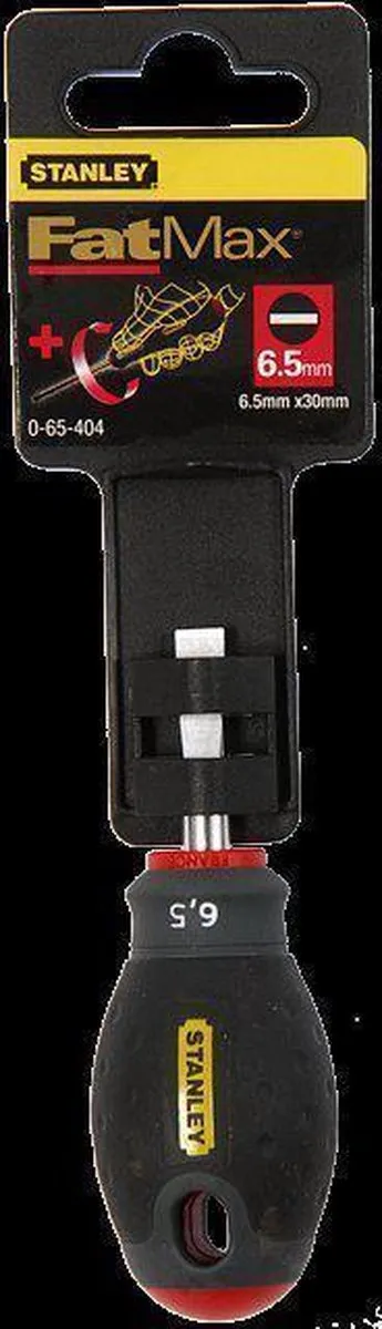 Stanley FatMax Schroevendraaier Parallel 6,5x30mm - Zwart/Rood