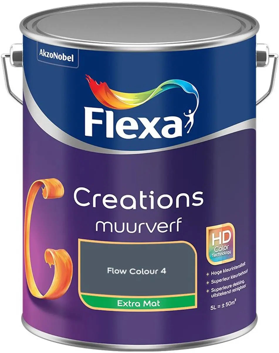 Flexa Creations Muurverf Extra Mat Flow Colour 4