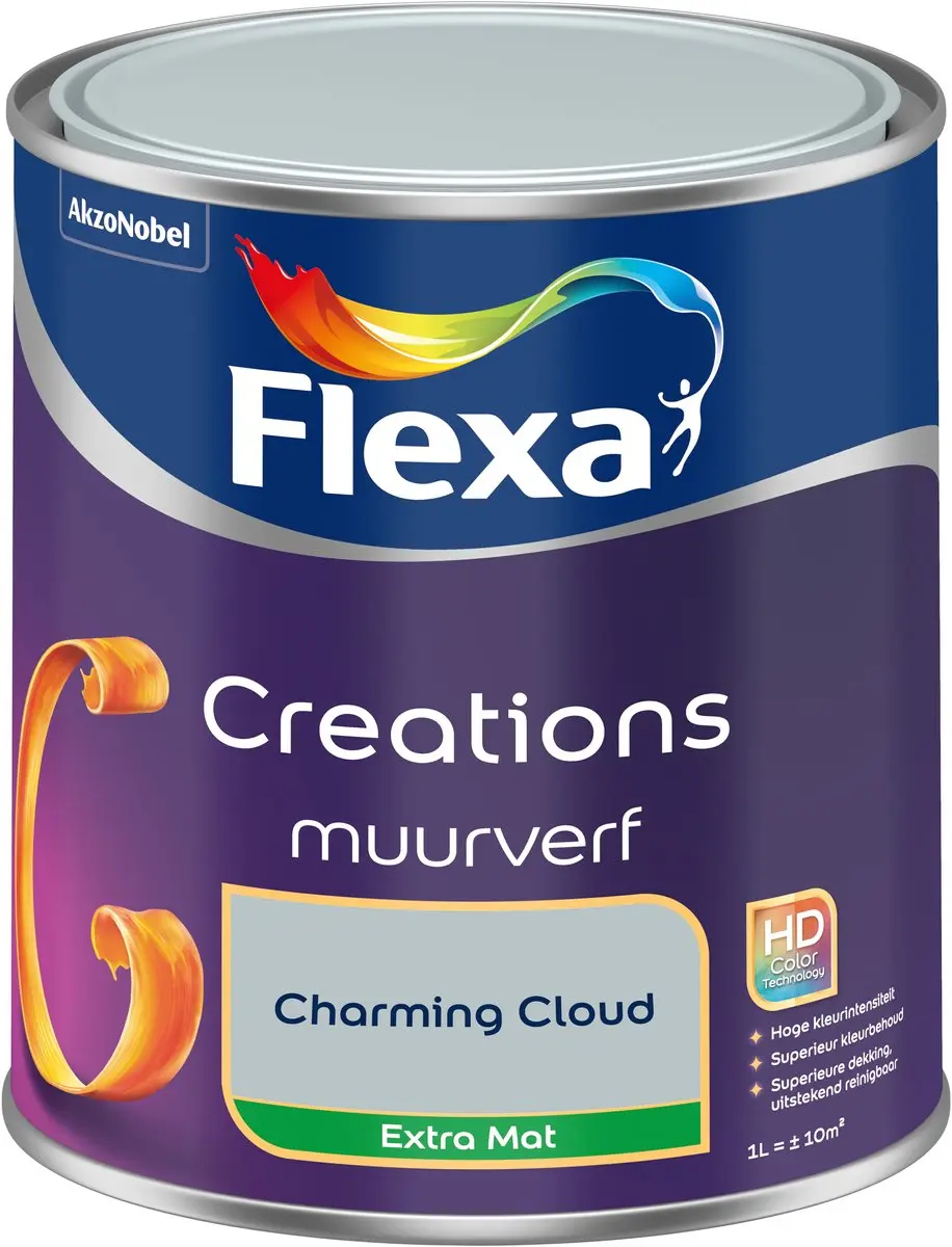 Flexa Creations Muurverf Extra Mat Charming Cloud 1L