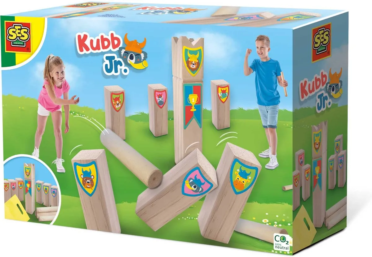 SES Creative Kubb Jr. Houten Speelgoed - 02297