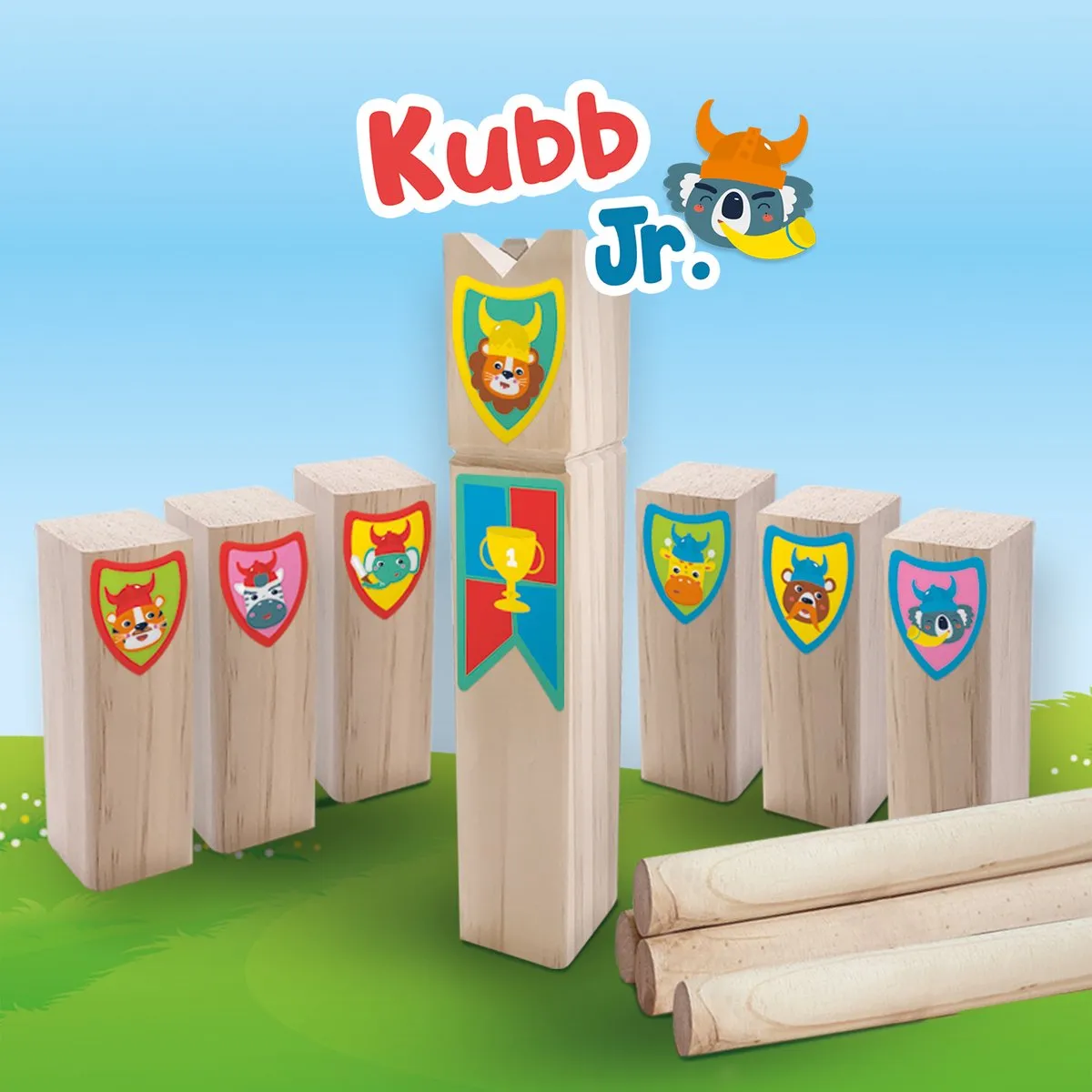 SES Creative Kubb Jr. Houten Speelgoed - 02297