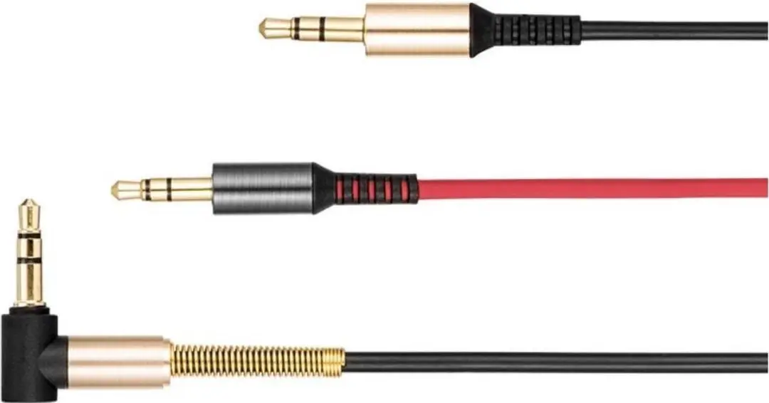 Hoco UPA02 AUX Audiokabel 3,5mm - 1m - Zwart