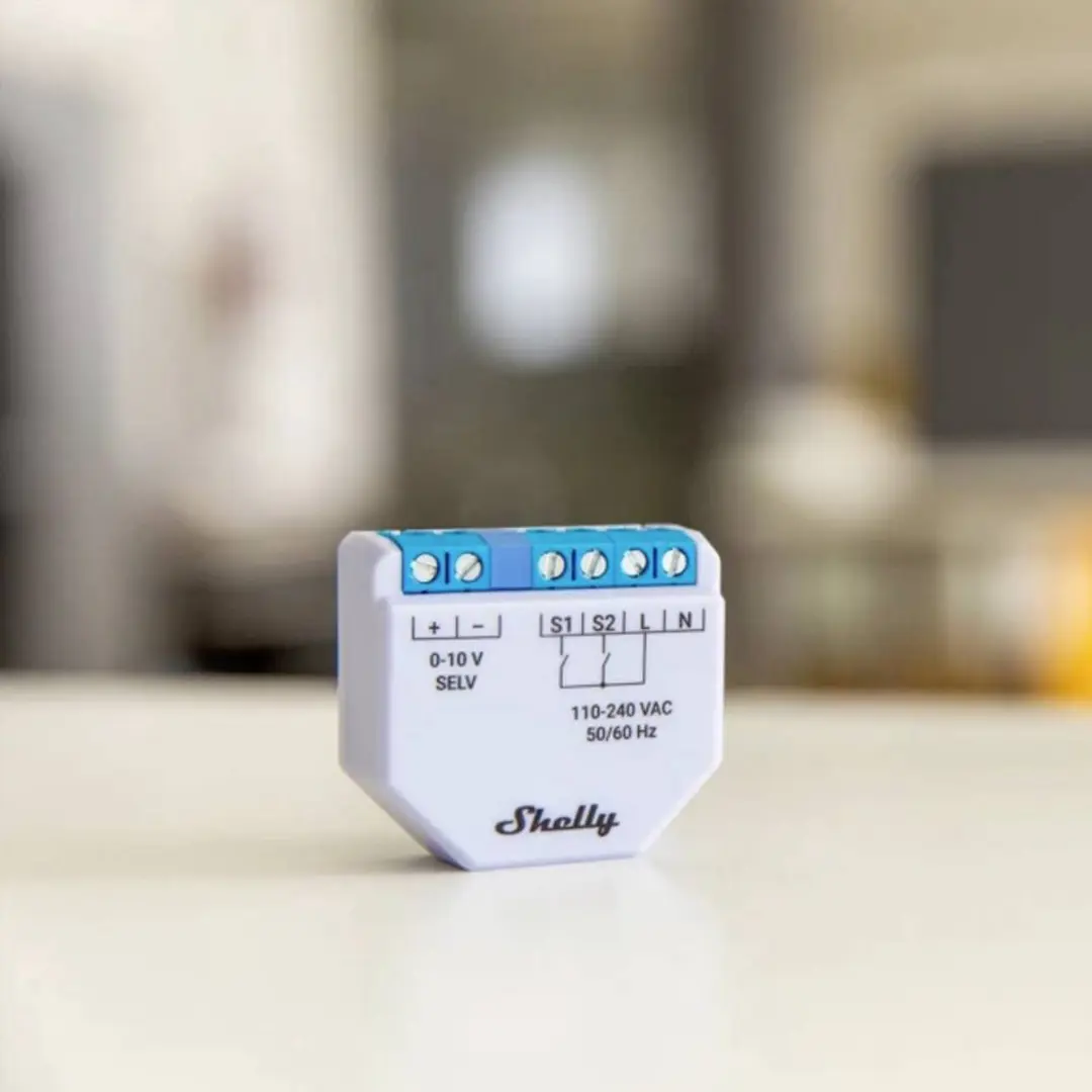 Shelly 3800235265703 Dimmer 0-10V - Transparent