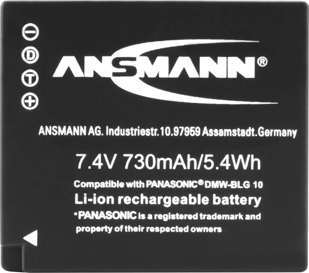 Ansmann Accu 7.4V 730mAh 1400-0063 - Zwart