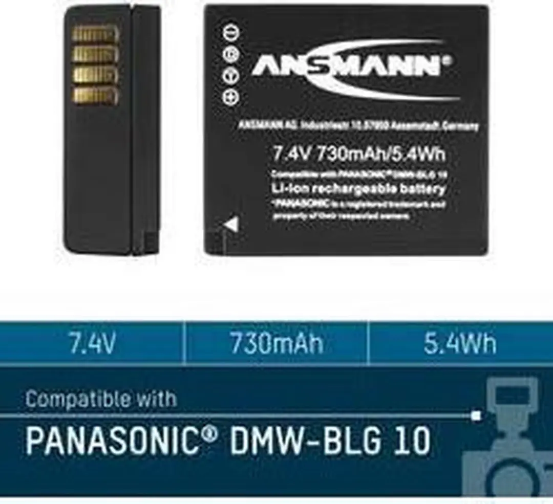 Ansmann Accu 7.4V 730mAh 1400-0063 - Zwart