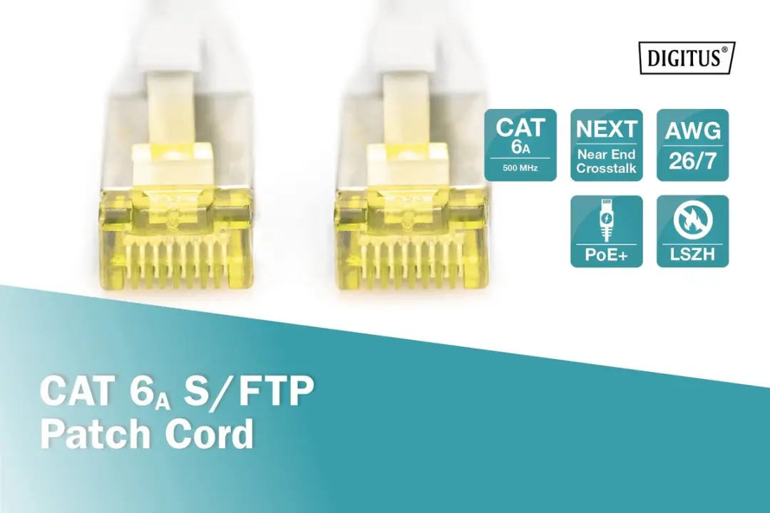 Digitus DK-1644-A-250 Netwerkkabel CAT 6A S/FTP 25m - Grijs