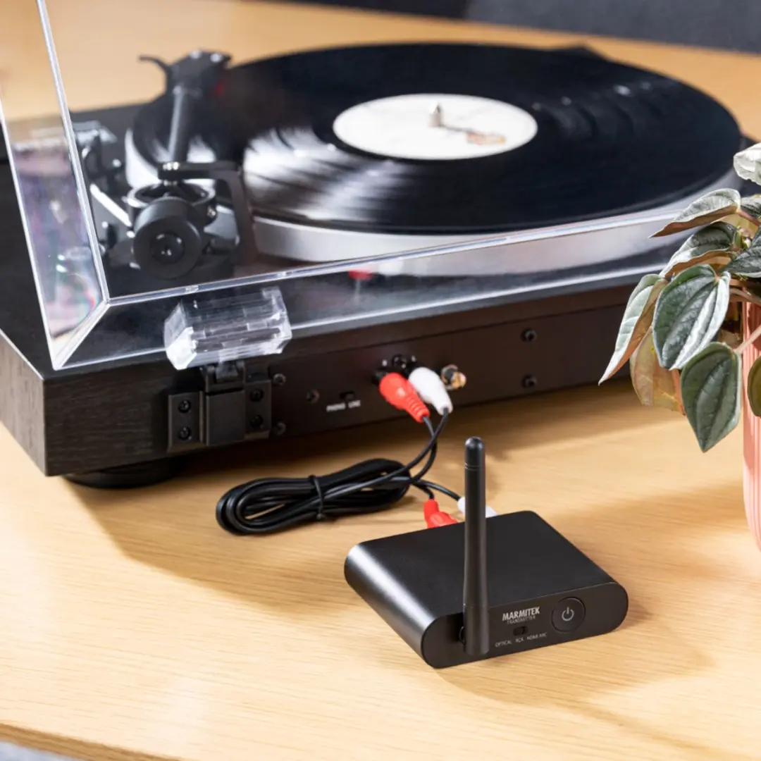 Marmitek Audio Anywhere 730 Draadloze Audio Zender & Ontvanger - Toslink/ARC - Zwart