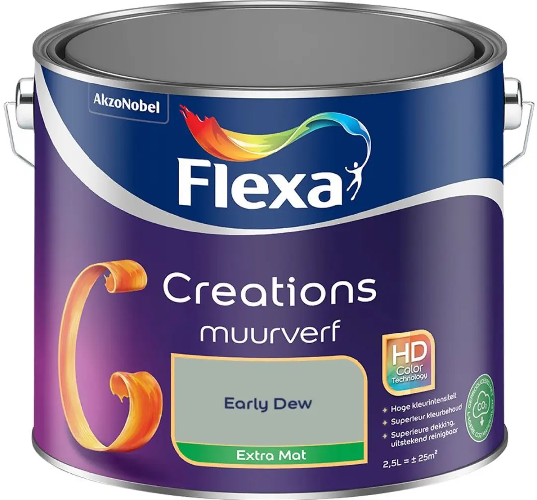 Flexa Creations Muurverf Extra Mat Early Dew 2,5L