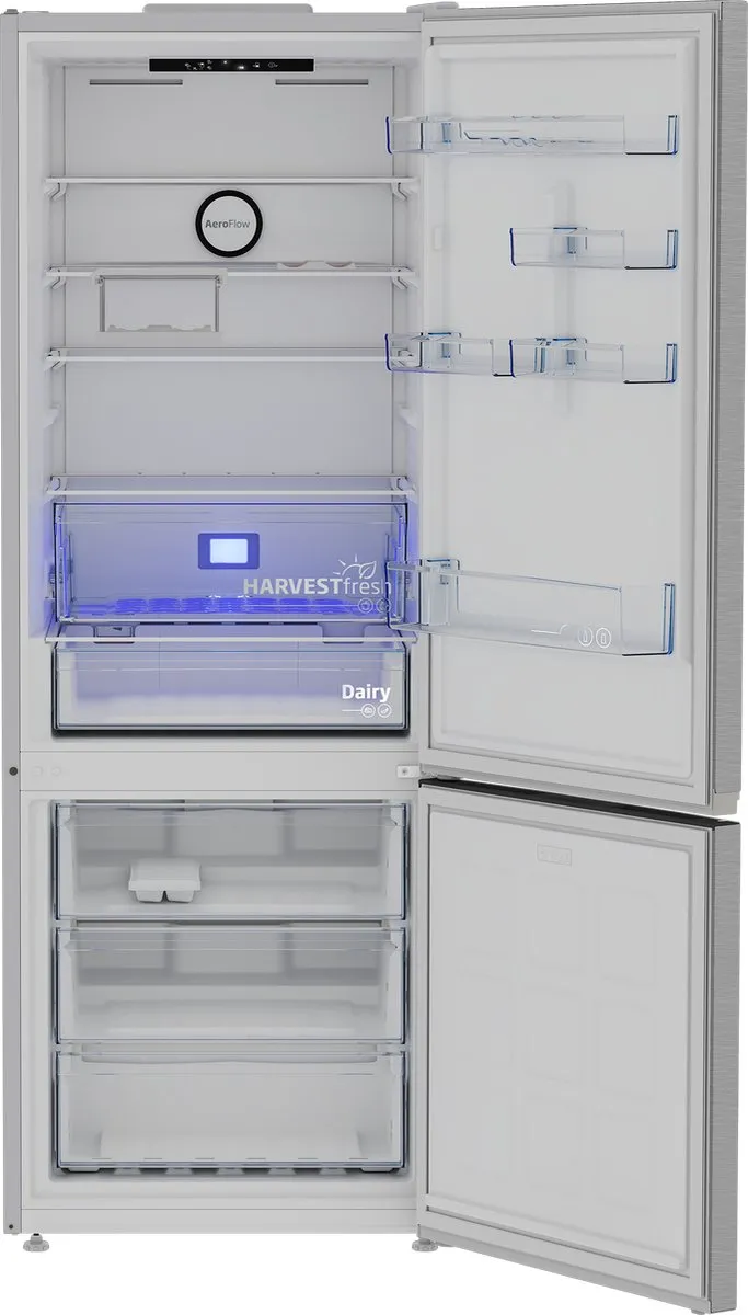 Beko B7RCNE567HXB Koelvriescombinatie 490L - HarvestFresh