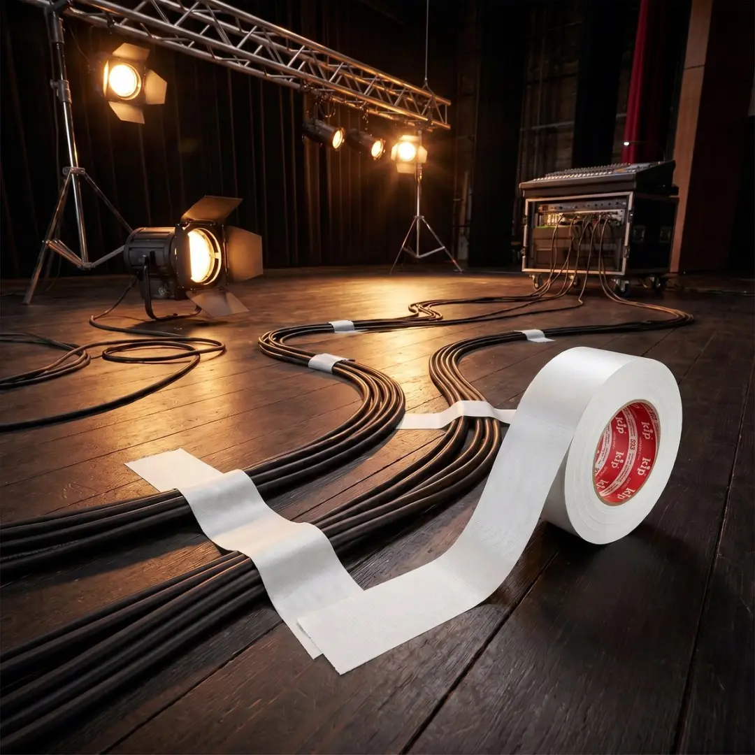 Kip 323 Gaffer Tape Wit 50mm - 50m