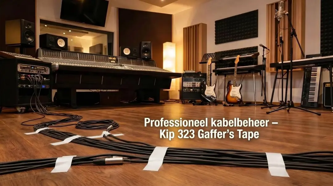 Kip 323 Gaffer Tape Wit 50mm - 50m