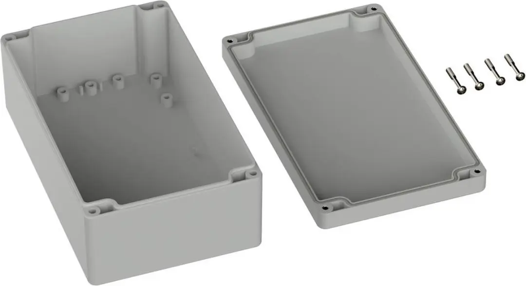 Tru Components TC-9065480 Outdoorbehuizing 200x120x75mm - Polycarbonaat - Grijs-wit