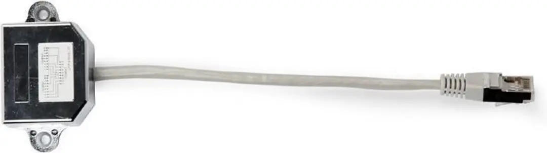 Gembird NCA-SP-02 2-poorts LAN-splitter - Wit