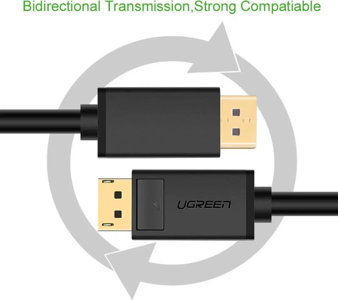 Ugreen DisplayPort Kabel 150cm - Zwart