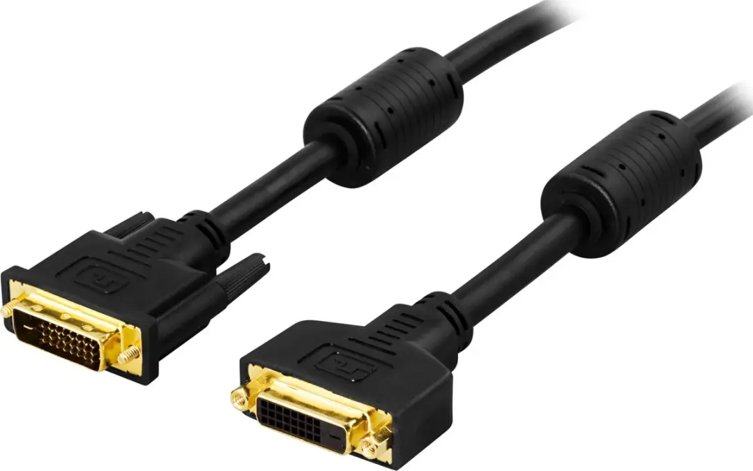 Deltaco DVI-602B DVI-D Monitor Kabel 3m