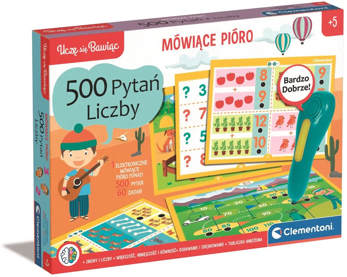 Clementoni Mówiące Pióro 500 Vragen