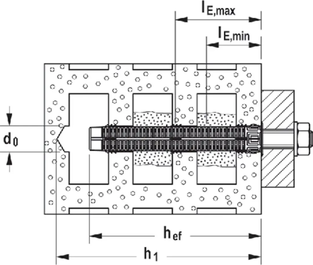 Fischer FIS H K Injectiehulzen 16x85mm - 4 Stuks