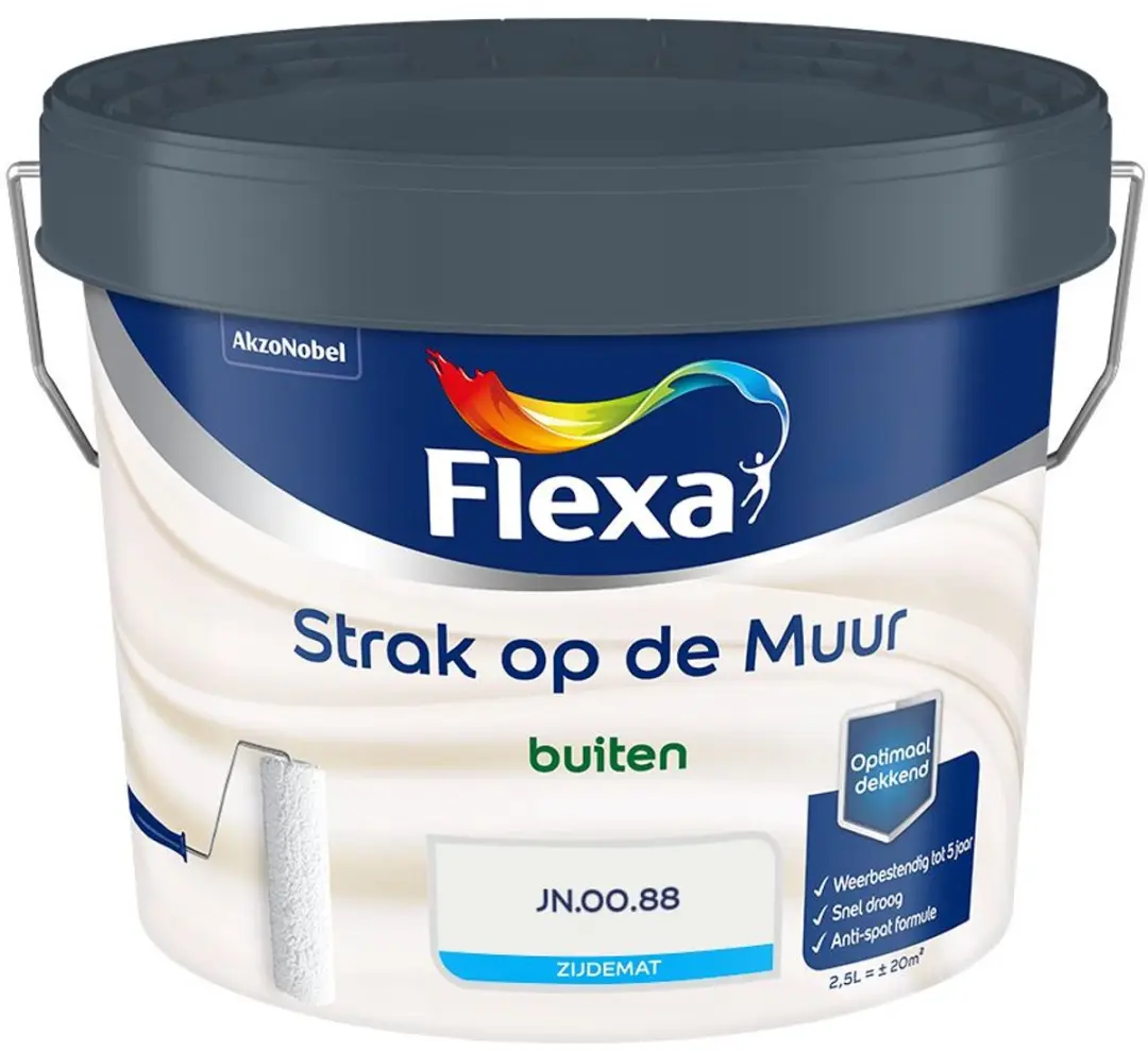 Flexa Strak Op De Muur Buiten Zijdemat Mengverf JN.00.88