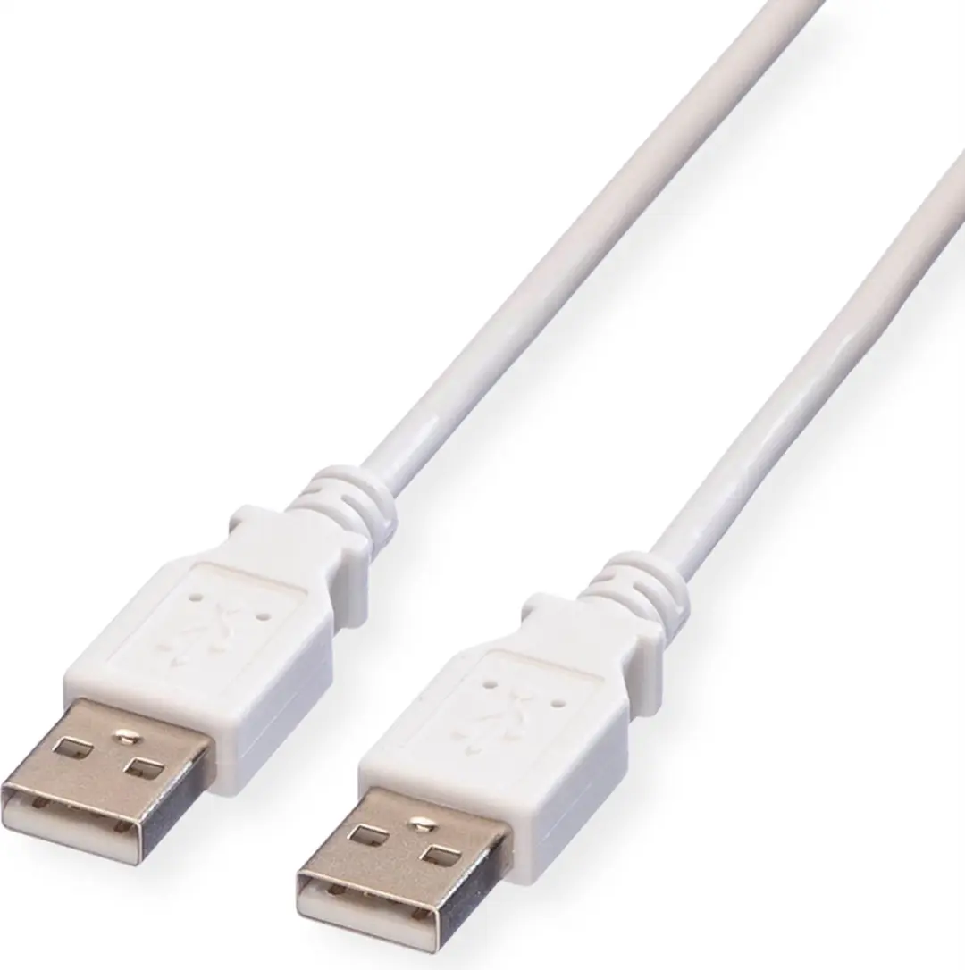 Value USB 2.0 Kabel A-A Wit 1,8m