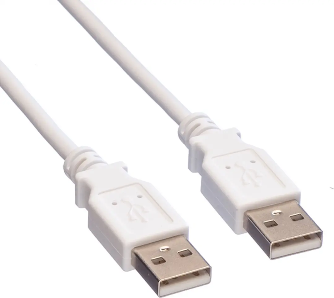Value USB 2.0 Kabel A-A Wit 1,8m
