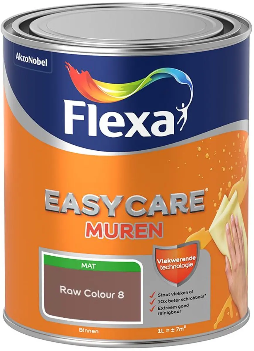Flexa Easycare Muren Raw Colour 8 Mengverf 1L