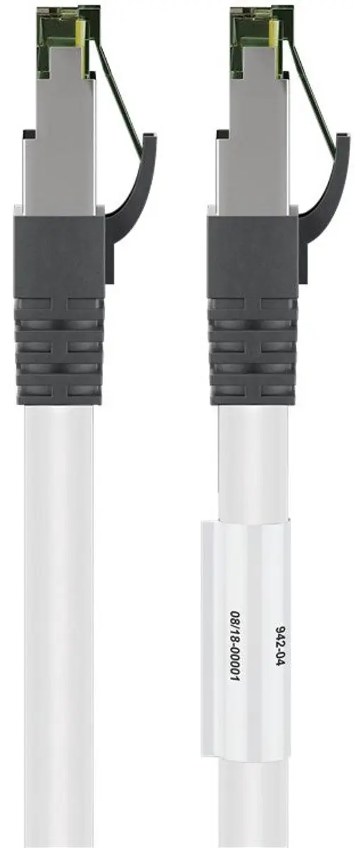 Goobay CAT8.1 Netwerkkabel 40Gbit - 7,5m - Wit