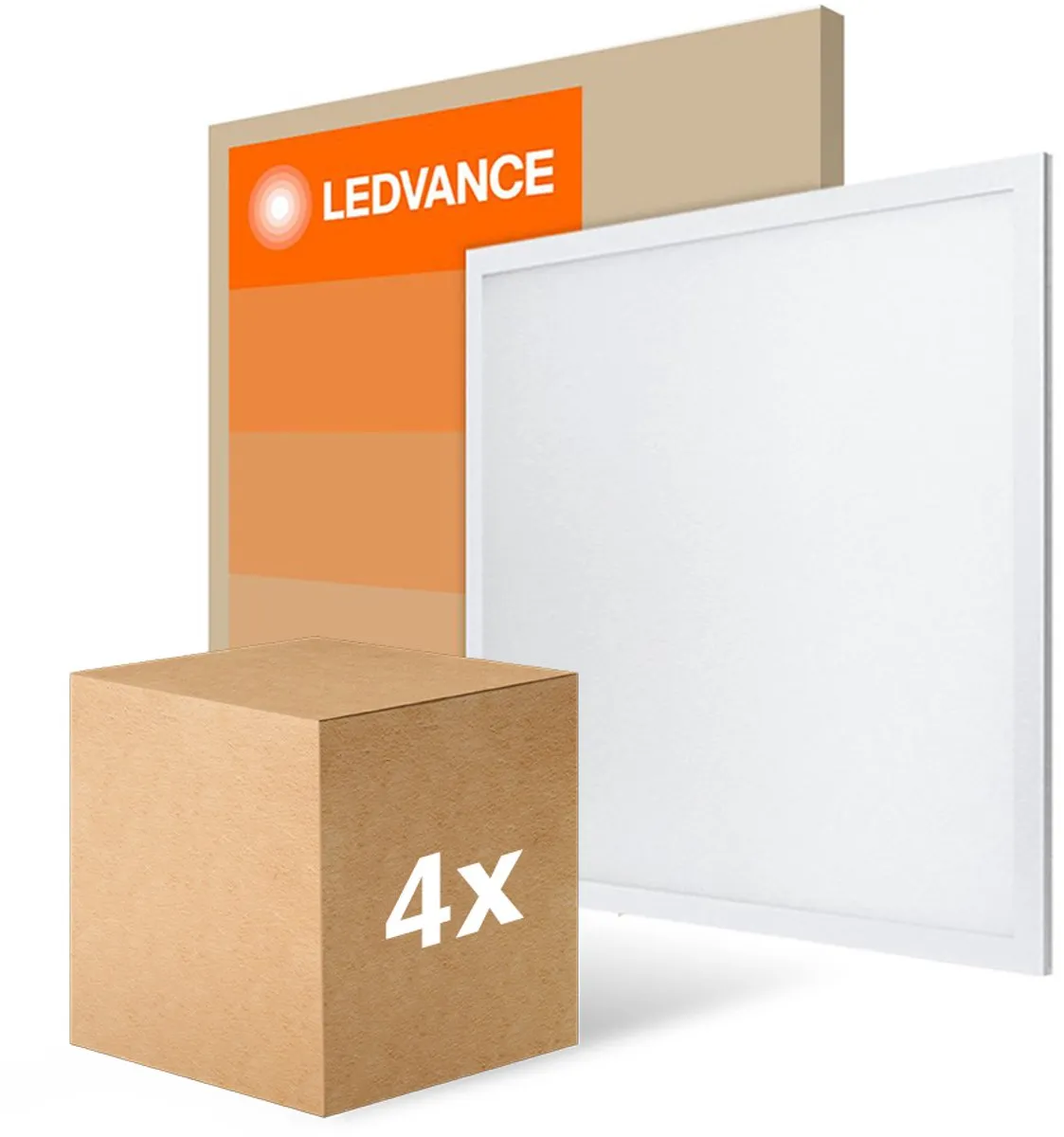 LEDVANCE LED Paneel Compact Aluminium 33W 3630lm - 4 Stuks - afbeelding 6 van 6
