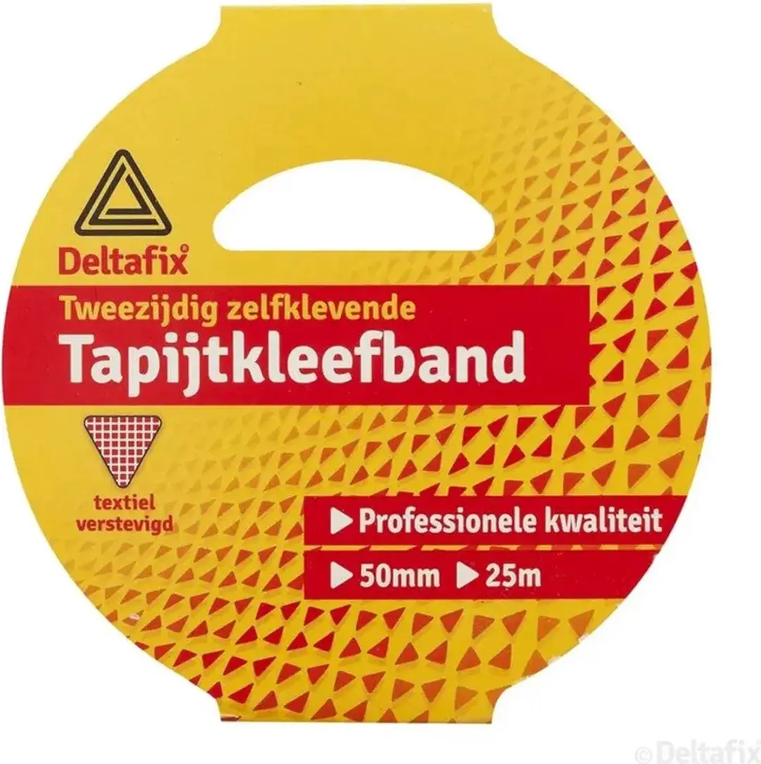 Deltafix Universele Textielverstevigingstape 25m x 50mm - Wit