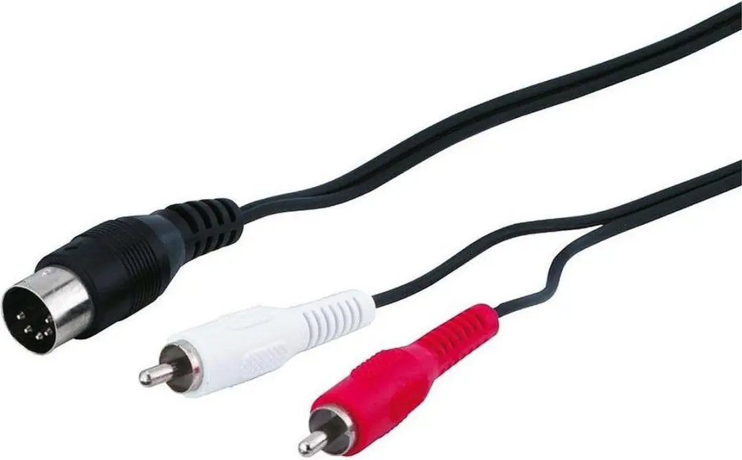 Goobay 5-pin DIN naar Stereo Tulp Kabel 1,5m