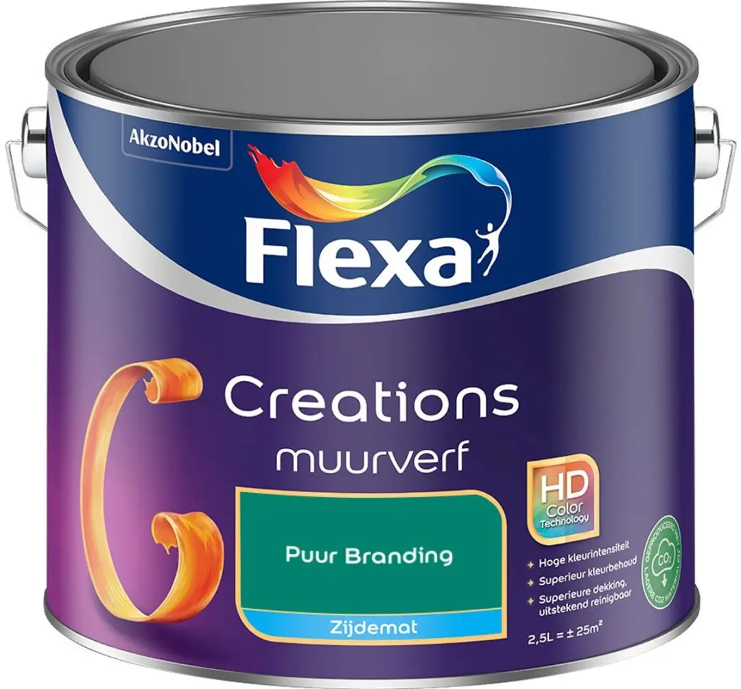 Flexa Creations Muurverf Zijdemat Puur Branding 2,5L